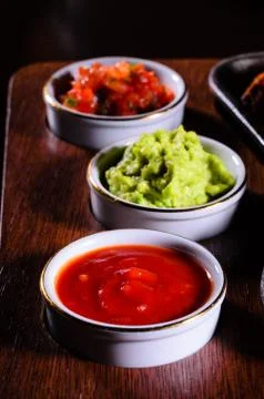 Chilli sauces Stock Photos