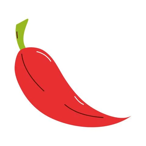 Chilli vegetable icon vector design Stock Illustration