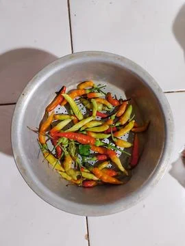 The chillies Foto stock