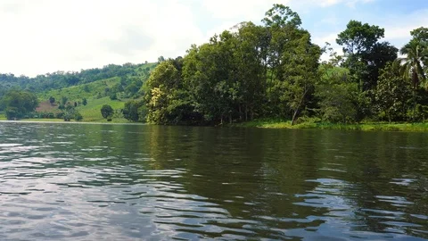 Chillin during weekends at lake Apo Video stock 93852644