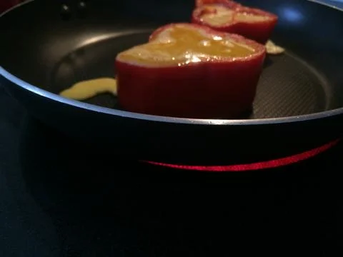 Chillin Red Bell Pepper Stock Photos