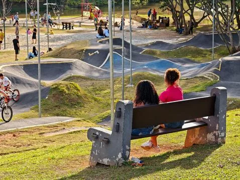 Chilling in the Park Stock Photos