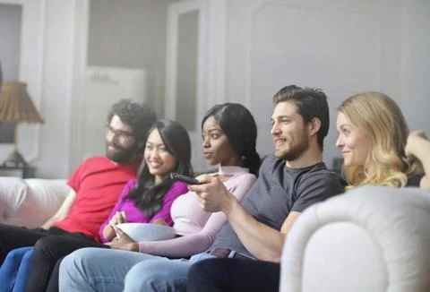 Chilling together Foto stock