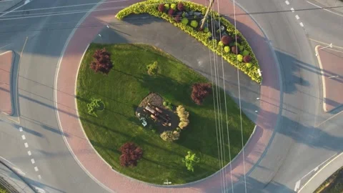Chilliwack Prest Roundabout Stock Footage 199718535