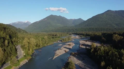 Chilliwack river Stock Footage 200649444