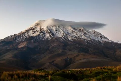 Chimborazo, at dusk Stock Photos