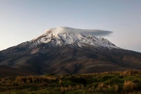 Chimborazo, at dusk Stock Photos