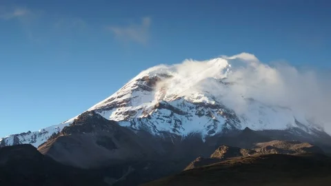 Chimborazo Volcano in Ecuador Stock Footage 95564695