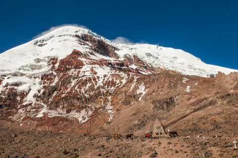 Chimborazo volcano Stock Photos