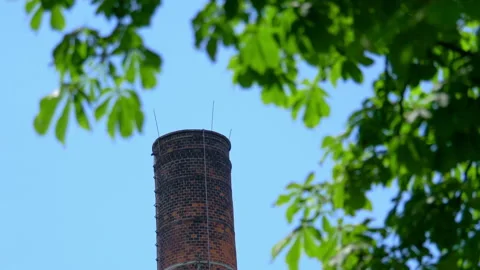 Chimney in 4K slow motion 60fps Stock Footage 168254529