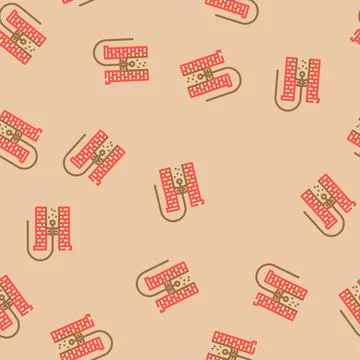 Chimney cleaning home maintenance vector seamless pattern Stock Illustration