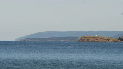 Chimney Corner Beach, Cape Breton, Nova Scotia, Canada Stock Footage 231252898