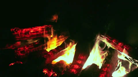 Chimney fire..close up Stock Footage 37186141