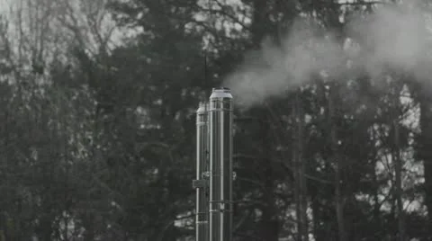 The chimney Stock Footage 12420660