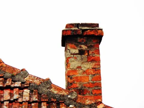 The chimney of a house Stock-Fotos