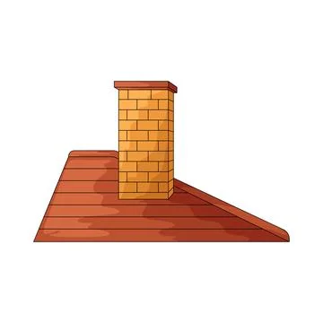 Chimney illustration Ilustración de archivo