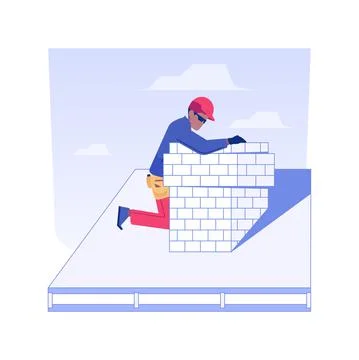 Chimney inspection isolated concept vector illustration. Stock Illustration