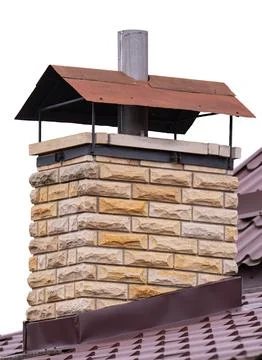 Chimney isolated Stock Photos
