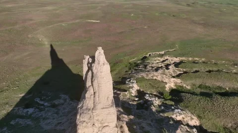 Chimney Rock Monument Video stock 251502692