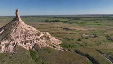 Chimney Rock Monument Stock Footage 251502697
