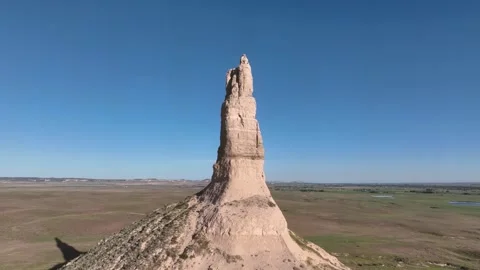 Chimney Rock Monument Stock Footage 251502734