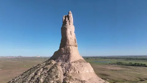 Chimney Rock Monument Stock Footage 251502752