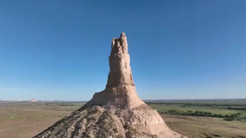 Chimney Rock Monument Stock Footage 251503003