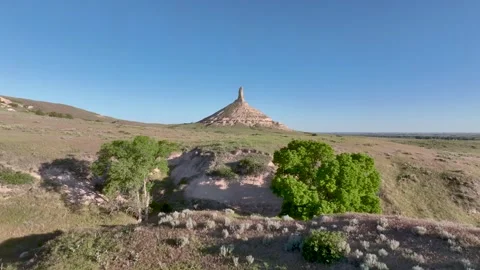 Chimney Rock Monument Stock Footage 251503151