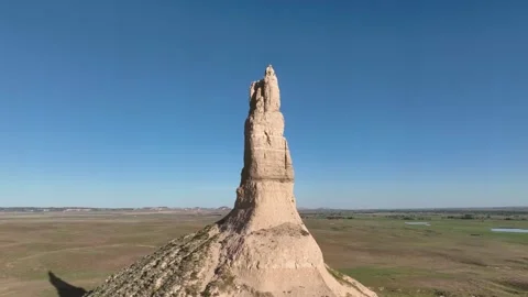 Chimney Rock Monument Stock Footage 251503156