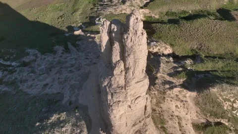 Chimney Rock Monument Stock Footage 251825253