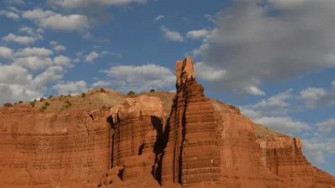 Chimney Rock Time Lapse, Capitol Reef National Park Video stock 89061001