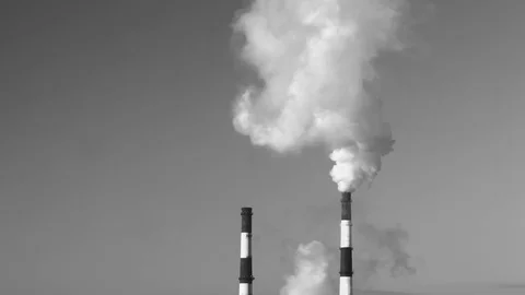 Chimney smoke background Stock Footage 70518030