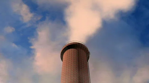 Chimney Smoke Video stock 370117