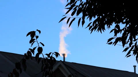 Chimney Smoke Stock Footage 36020115