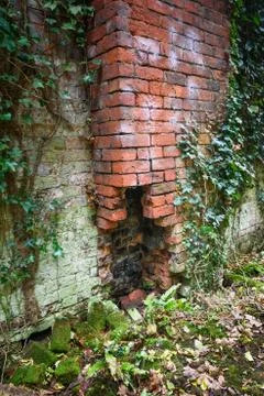 Chimney Stack Ruin Foto stock