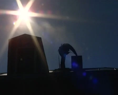 Chimney sweep  1 Stock Footage 2535298