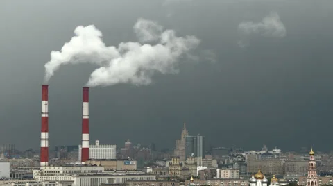 Chimney time lapse Video stock 31005403