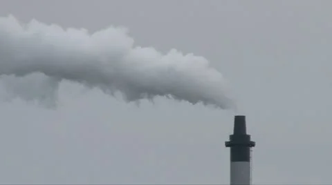 Chimney Top Smoke Stock Footage 11157617