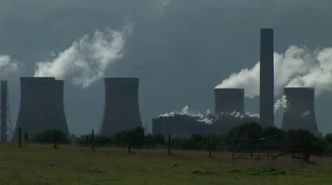 Chimneys and pollution 스톡 동영상 11557442