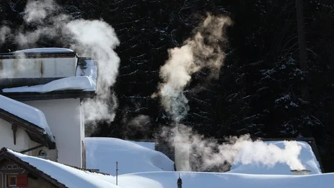 Chimneys Stock Footage 104774699