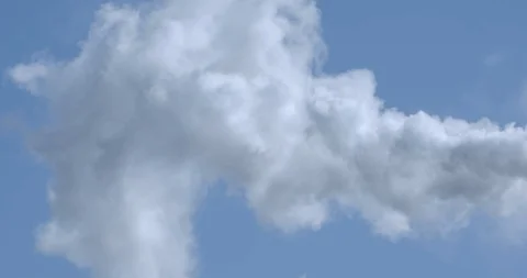 Chimneys of Power Plant Stock-Footage 87325016