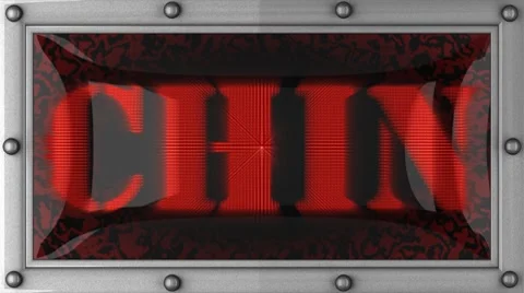 Chin on led 動画素材 8684990