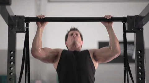 CHIN-UPS 3 Stock Footage 128557264