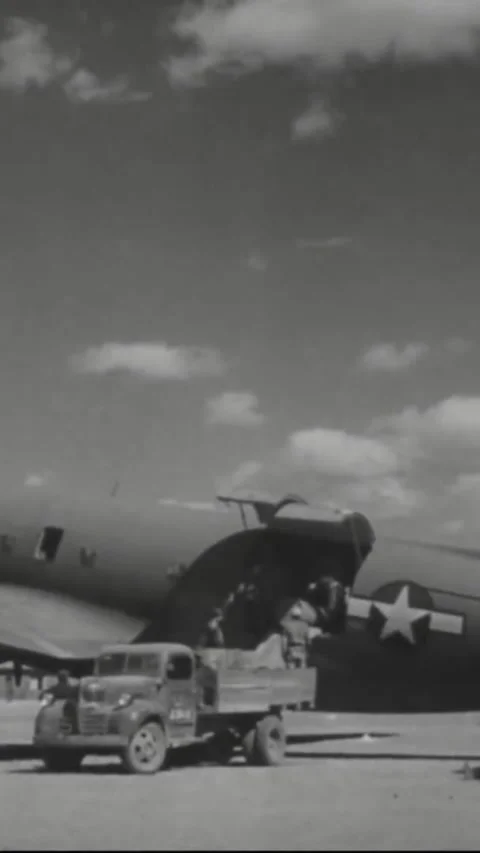 CHINA - 1944 - In this Frank Capra documentary, US Army Air Force planes take Stock Footage 338413874