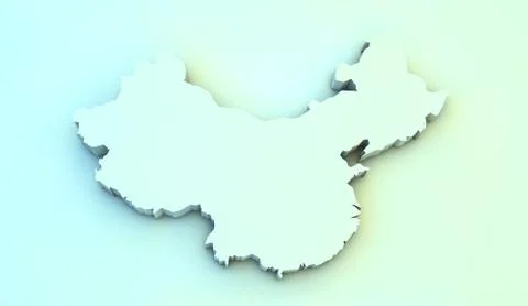 China 3d map Stock Illustration