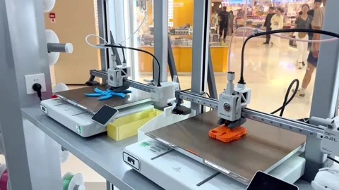 China: 3D Printing Offline Experience Store Stock Footage 341453255