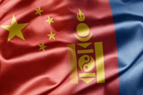 China and mongolia Stock Illustration