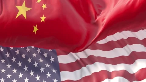 China Us Flag Stock Video Footage | Royalty Free China Us Flag Videos ...