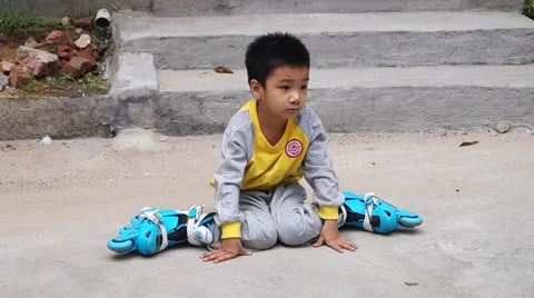 China boy Stock Footage 43323762