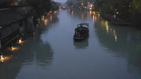 China building night scene Stock Footage 8678552